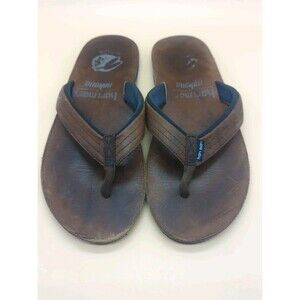 Hari Mari x Nokona Women's American Leather Flip Flops Sandals Size 6